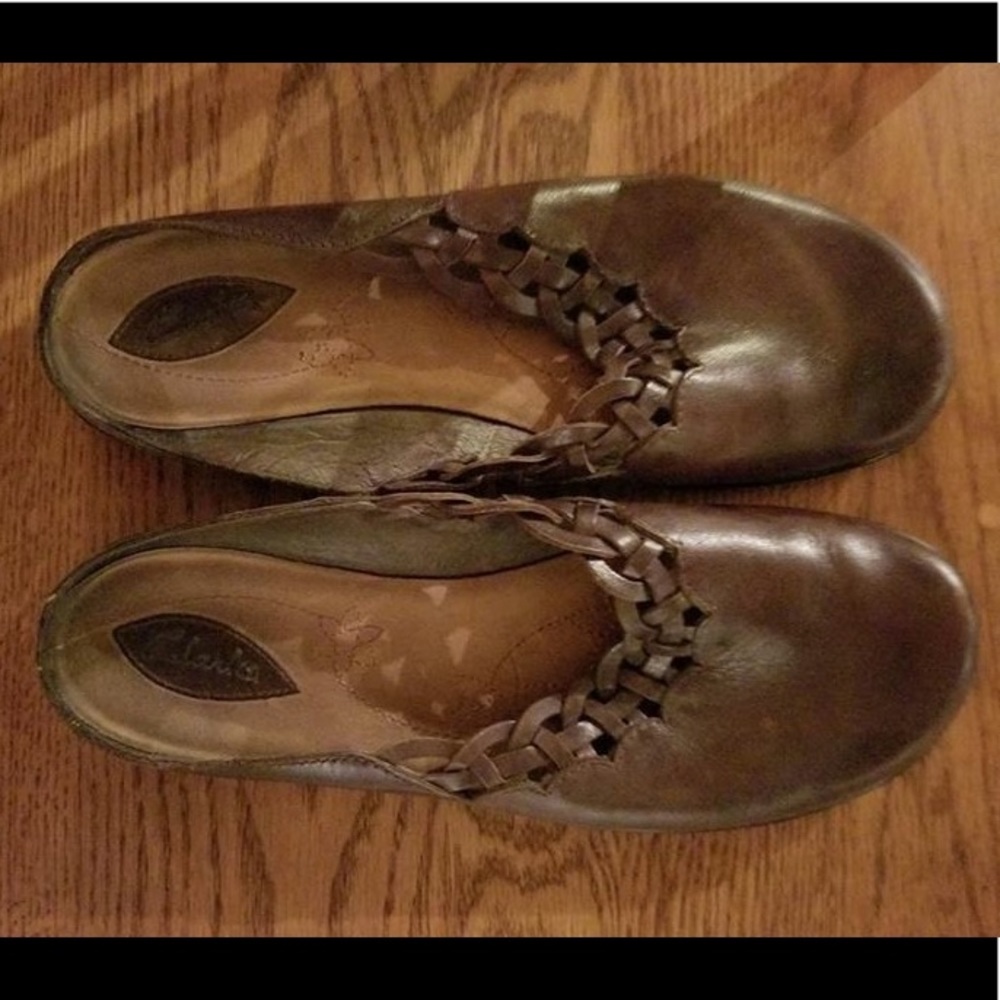 Clark's Brown Leather Shoes
